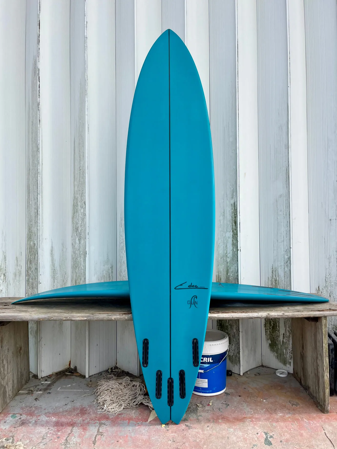 Gun Flat Deck bottom view