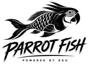 Parrot Fish model logo