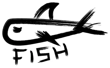 Fish model logo