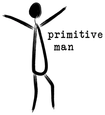 Primitive Man model logo